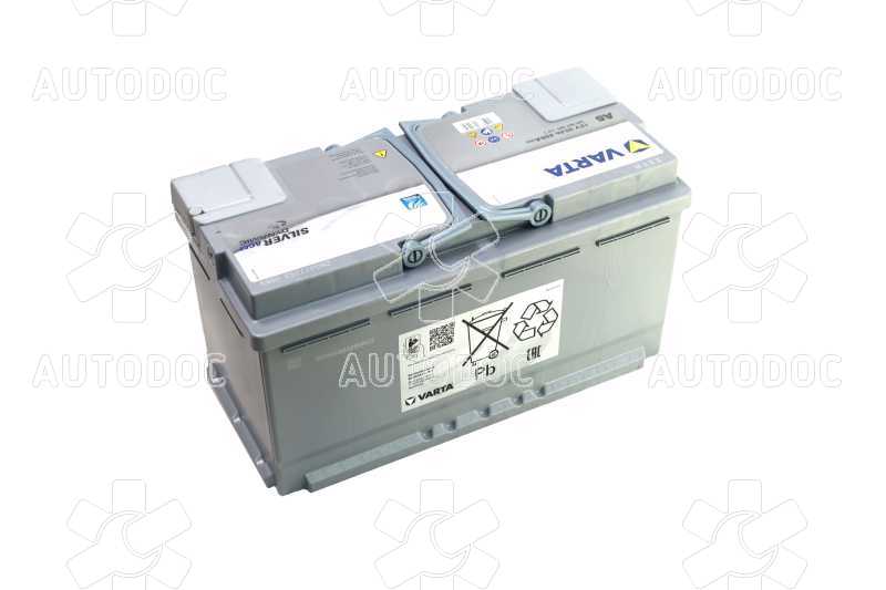 Аккумулятор   95Ah-12v VARTA Silver Dynamic AGM (A5) (353х175х190),R,EN850. Фото 3