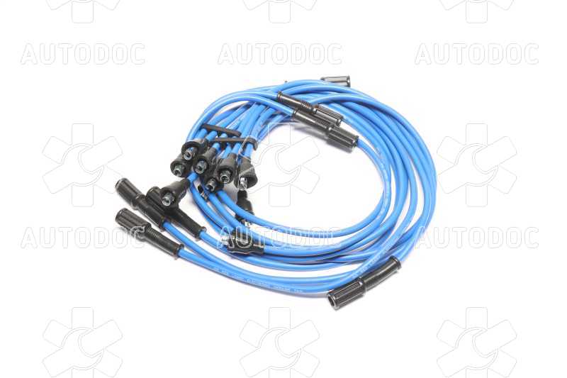 Провода зажигания ГАЗ 53,3307,66 (EPDM КАУЧУК синие, D провода=7 мм) (DETALKA). Фото 1