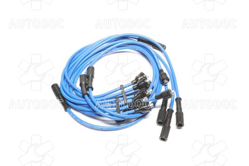 Провода зажигания ГАЗ 53,3307,66 (EPDM КАУЧУК синие, D провода=7 мм) (DETALKA). Фото 5