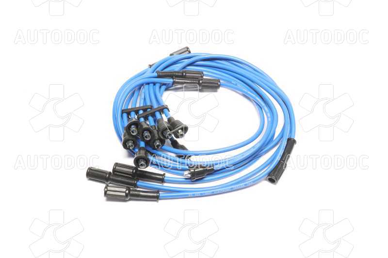 Провода зажигания ГАЗ 53,3307,66 (EPDM КАУЧУК синие, D провода=7 мм) (DETALKA). Фото 6