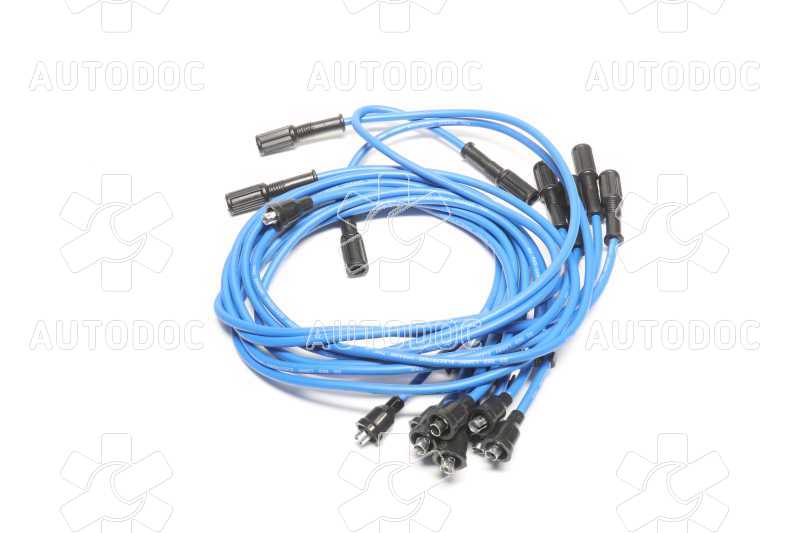 Провода зажигания ЗИЛ 130, ПАЗ (EPDM КАУЧУК синие, D провода=7 мм) (DETALKA). Фото 5