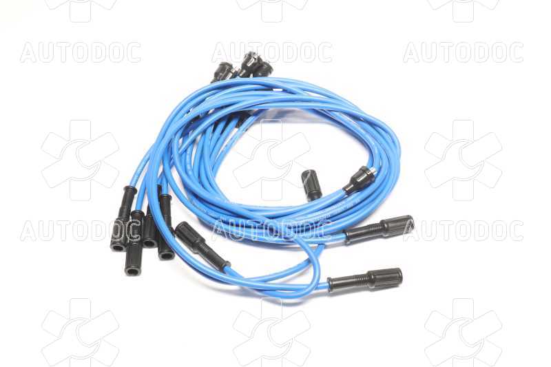 Провода зажигания ЗИЛ 130, ПАЗ (EPDM КАУЧУК синие, D провода=7 мм) (DETALKA). Фото 2