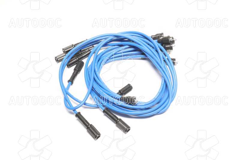 Провода зажигания ЗИЛ 130, ПАЗ (EPDM КАУЧУК синие, D провода=7 мм) (DETALKA). Фото 3