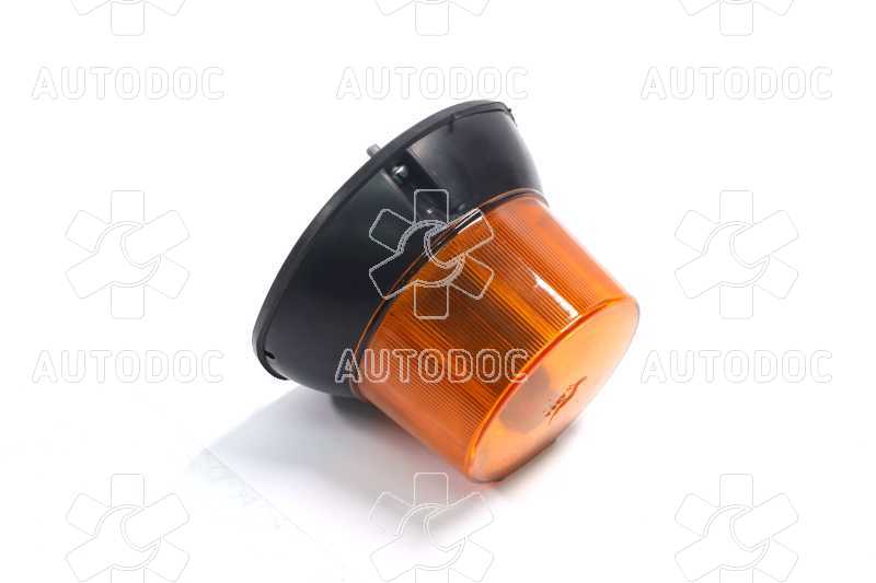 Маяк проблесковый оранжевый LED, 12/24V, 150*104,5mm, 1 режим, винты М6 (Руслан-Комплект). Фото 1