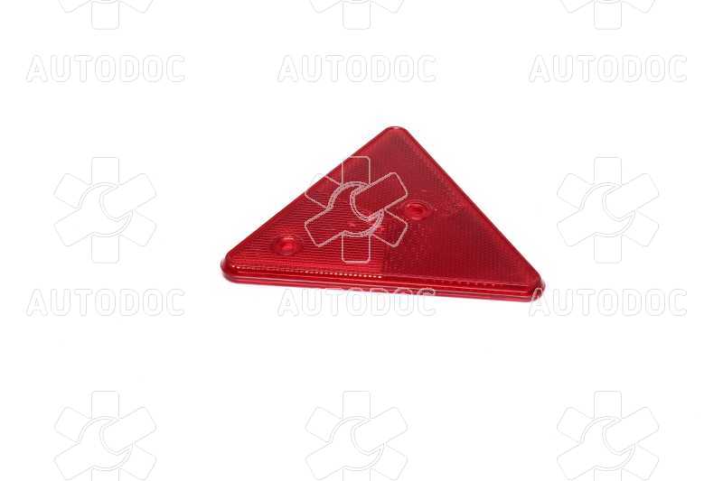 Отражатель-треугольник (катафот), красный (Руслан-Комплект). Фото 3