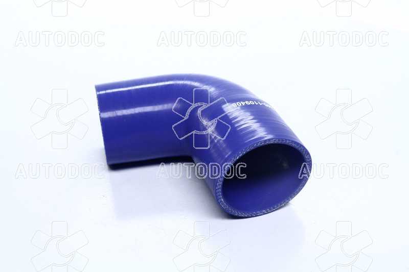 Патрубок воздушного фильтра соединительный силикон синий (пр-во Россия). Фото 1
