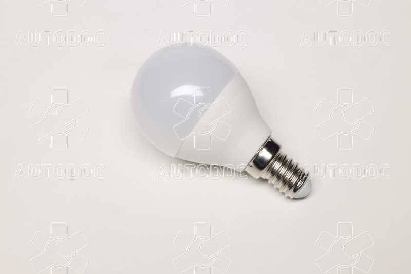 Лампа светодиодная 220V, E14, 7W, 4100K, G45 (Квант). Фото 1