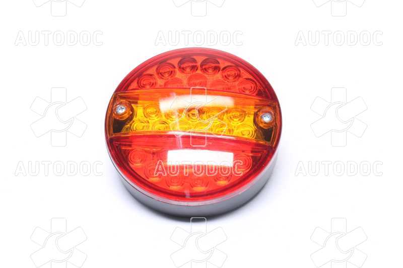 Фонарь задний круглый LED (красный-желтый) с указателем поворота (TEMPEST). Фото 2