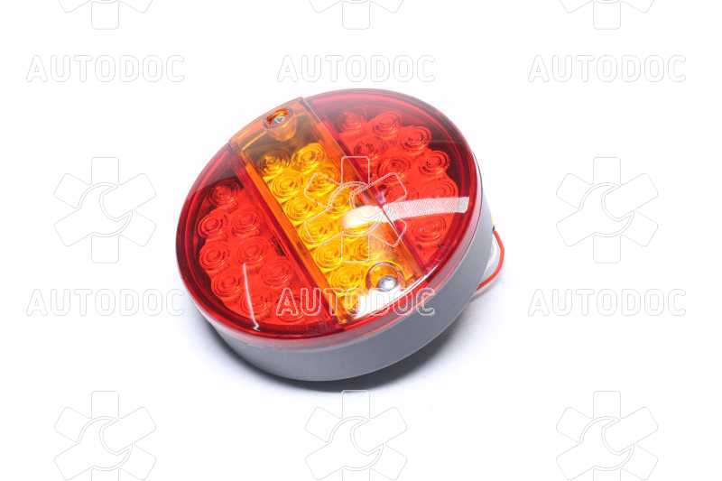 Фонарь задний круглый LED (красный-желтый) с указателем поворота (TEMPEST). Фото 3