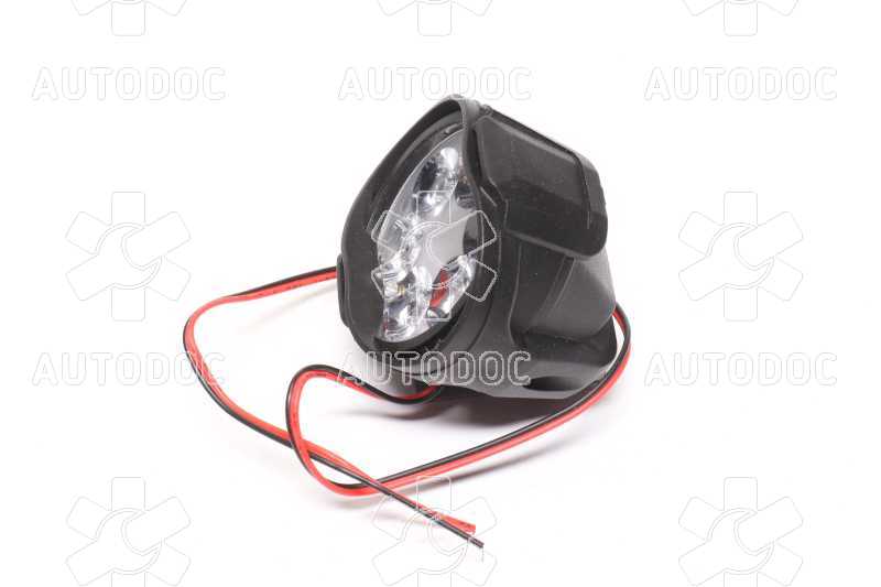 Фара LED овальная Scooter, miniMOTO 3W, 6 ламп, 64*53*49мм, 9-85V (Квант). Фото 3