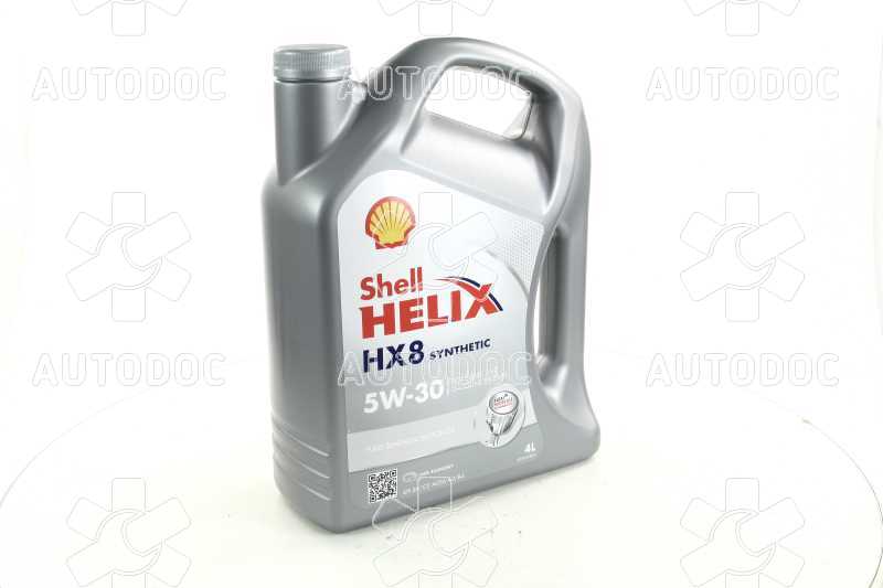 Масло моторное SHELL Helix HX8 SAE 5W-30 SN/CF (Канистра 4л). Фото 2