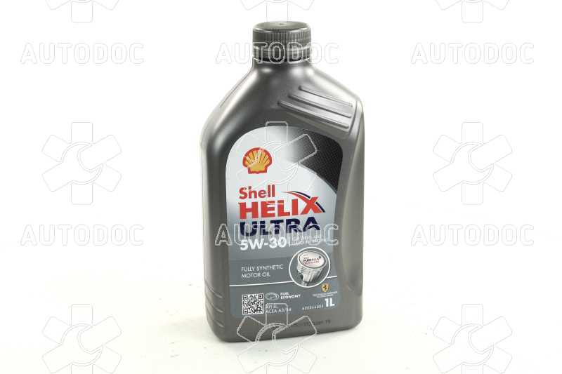 Масло моторное SHELL Helix Ultra SAE 5W-30 SL/CF (Канистра 1л). Фото 1