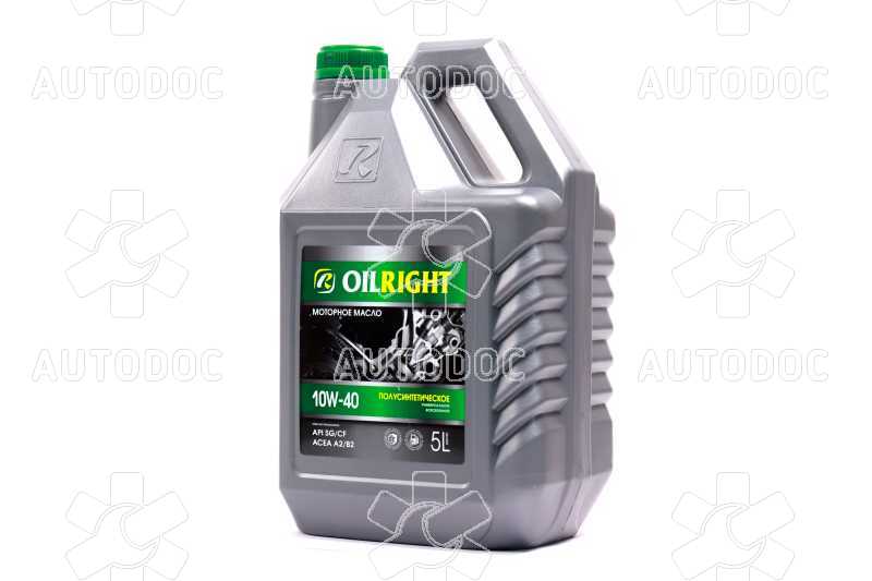 Масло моторное OIL RIGHT 10W-40 SG/CD (Канистра 5л). Фото 10