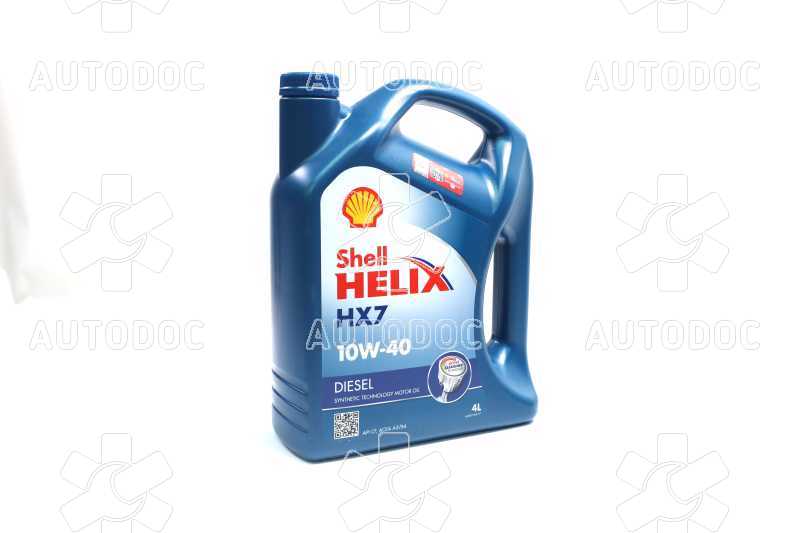 Олива моторна SHELL Helix Diesel HX7 SAE 10W-40 (Каністра 4л). Фото 10