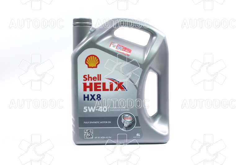 Масло моторное SHELL Helix HX8 SAE 5W-40 SN/CF (Канистра 4л). Фото 1