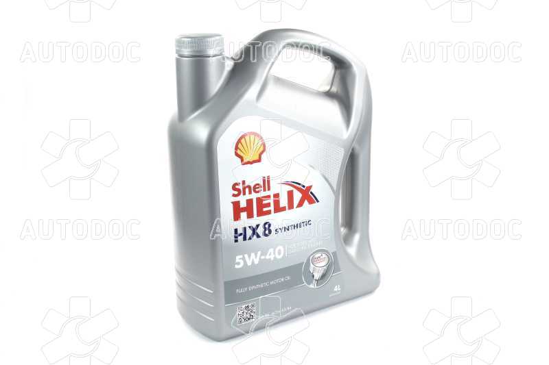Масло моторное SHELL Helix HX8 SAE 5W-40 SN/CF (Канистра 4л). Фото 2