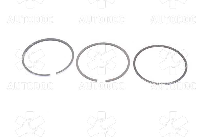 Кольца поршневые на 4 цилиндра FIAT 93,00 3,00 x 2,00 x 3,00 mm прямое кольцо (пр-во GOETZE). Фото 4