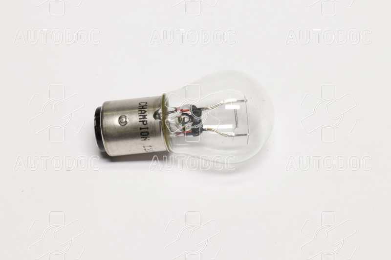 Лампа розжарювання P21/5W 12V BAY15d (вир-во Champion). Фото 4