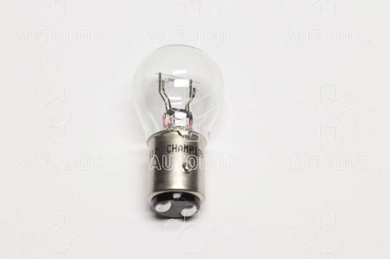 Лампа розжарювання P21/5W 12V BAY15d (вир-во Champion). Фото 2