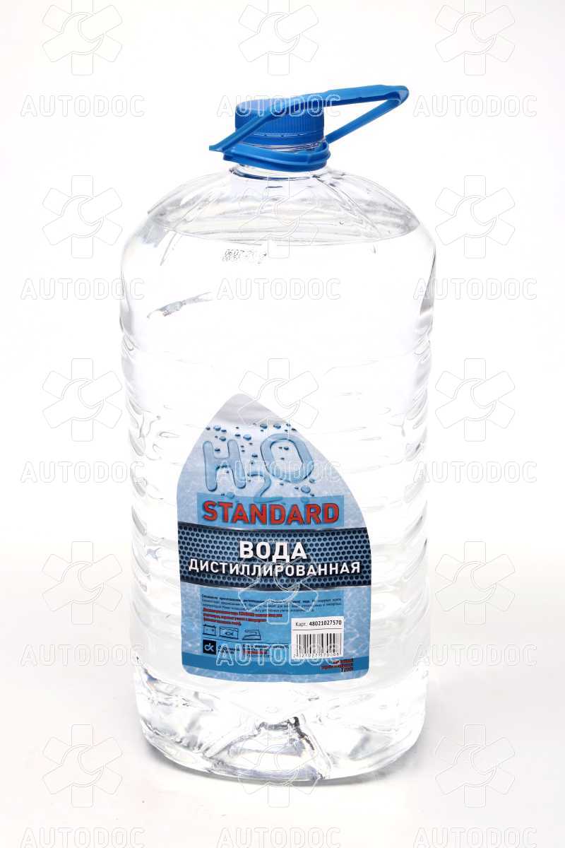 Вода дистиллированная STANDART (канистра 5л) <ДК>. Фото 2