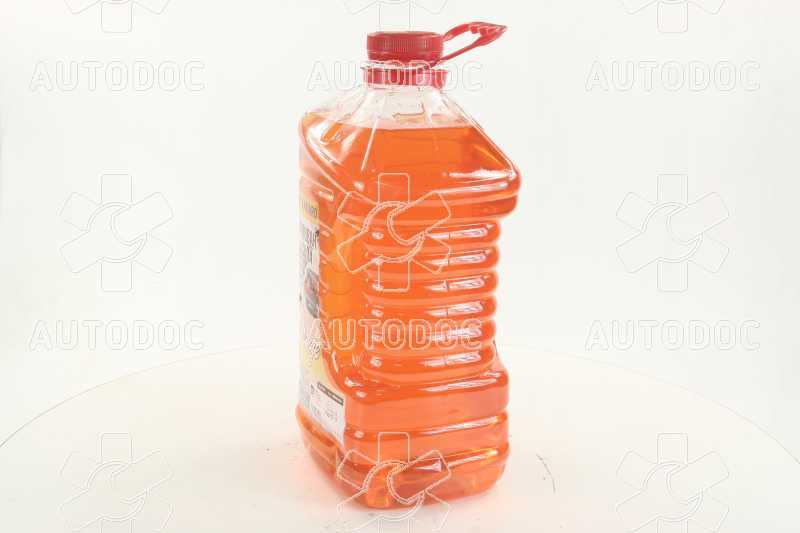 Омыватель стекла зимний -12 STANDARD Orange оранж. (канистра 4л)  <ДК>. Фото 9