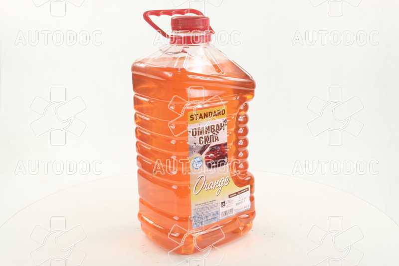 Омыватель стекла зимний -12 STANDARD Orange оранж. (канистра 4л)  <ДК>. Фото 2