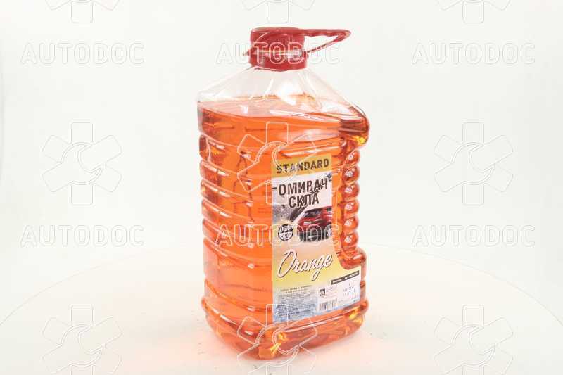 Омыватель стекла зимний -20 STANDARD Orange оранж. (канистра 4л)  <ДК>. Фото 2