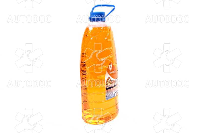 Омыватель стекла зимний -20 STANDARD Orange оранж. (канистра 4л)  <ДК>. Фото 3