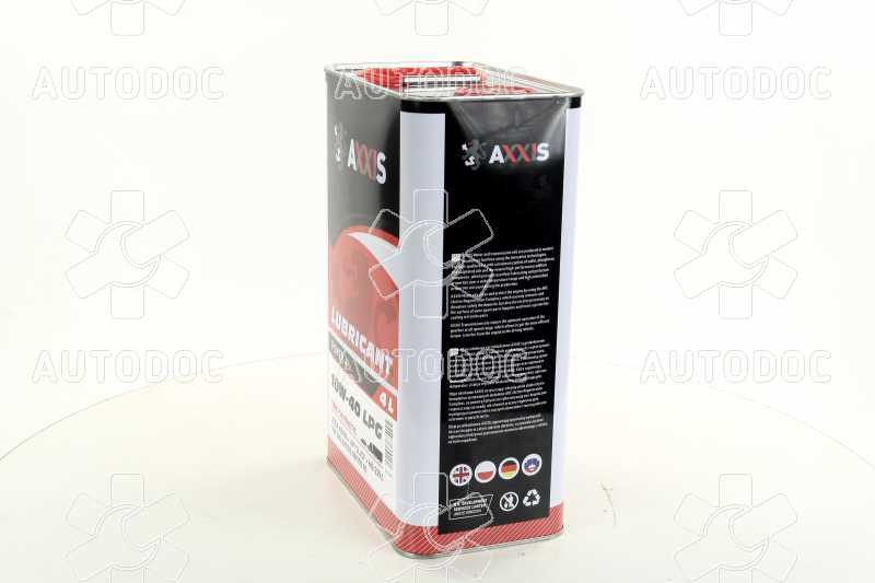 Масло моторное AXXIS 10W-40 LPG Power A (Канистра 4л). Фото 4