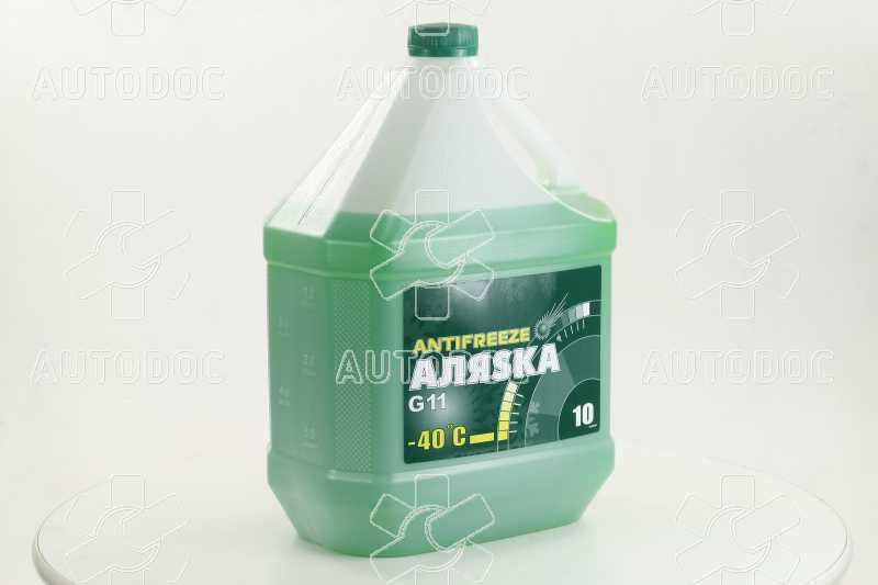 Антифриз Аляsка ANTIFREEZE-40 (зеленый) Канистра10л/9,83кг. Фото 2