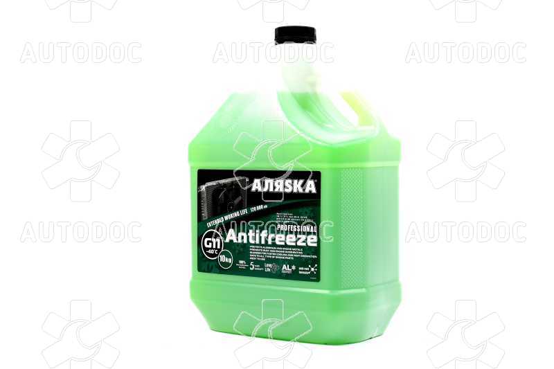Антифриз Аляска ANTIFREEZE-40 (зелений) Каністра10л/9,83кг. Фото 10