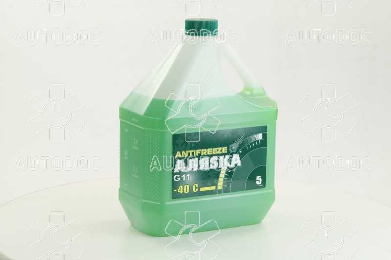 Антифриз Аляsка ANTIFREEZE-40 (зеленый) Канистра 5л/4,9кг. Фото 2