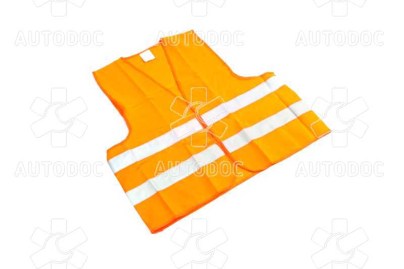 Жилет светоотражающий оранжевый XL <ДК>. Фото 8