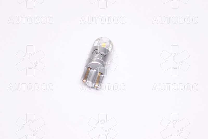 Лампа LED без цоколя, габарит,панель приборов, салон 12V T10 (W5W) w2.1x9.5d 2SMD N.P WHITE <TEMPEST>. Фото 6