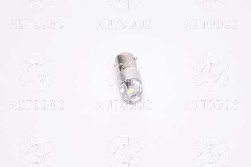 Лампа LED  габарит, панель приборов, 24V T4W (BA9S) 2SMD WHITE <TEMPEST>. Фото 2