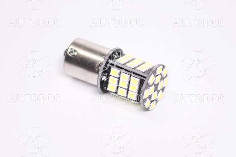 Лампа LED  указателей поворотов и стоп-сигналов 12V BA15S 48SMD WHITE<TEMPEST>. Фото 1
