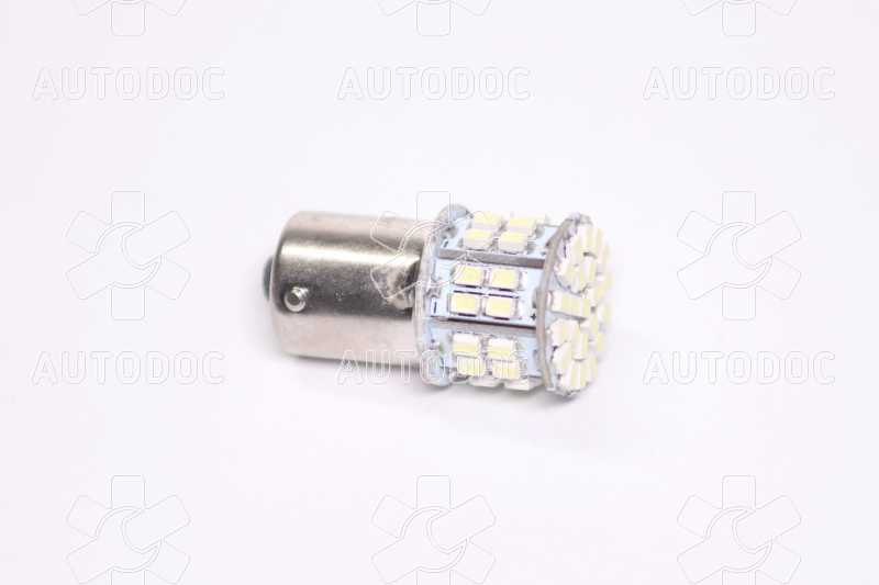 Лампа LED  указателей поворотов и стоп-сигналов 24V BA15S 50SMD WHITE<TEMPEST>. Фото 1