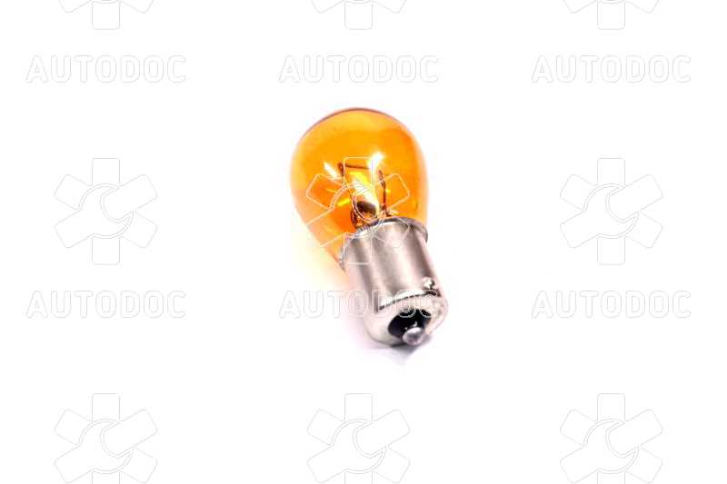 Лампа указателей поворотов и стоп-сигналов оранж. BA15s Amber 12V P21W <Tempest>. Фото 9