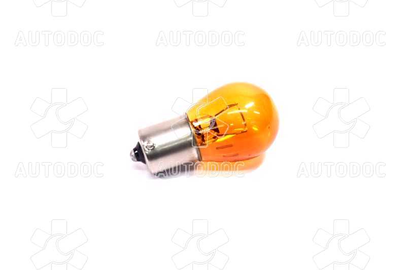 Лампа указателей поворотов и стоп-сигналов оранж. BA15s Amber 12V P21W <Tempest>. Фото 5