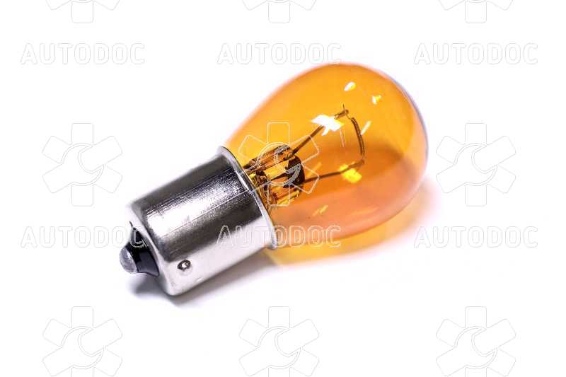 Лампа указателей поворотов и стоп-сигналов оранж. BA15s Amber 12V P21W <Tempest>. Фото 6
