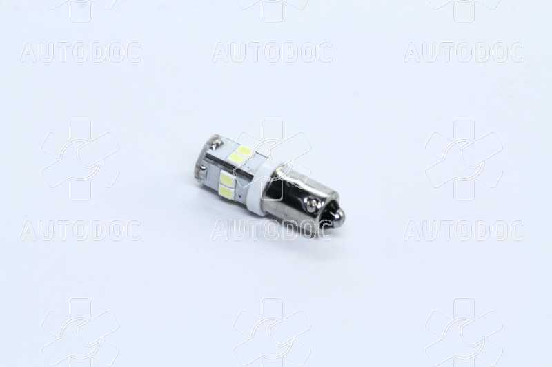 Лампа LED  габарит, посветка панели приборов  T8-03 9SMD (size 3528) T4W (BA9s)  белый 24V <TEMPEST>. Фото 3