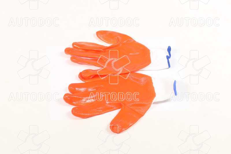 Перчатки рабочие прорезиненные  нейлон  повышенной прочности <ДК>. Фото 6