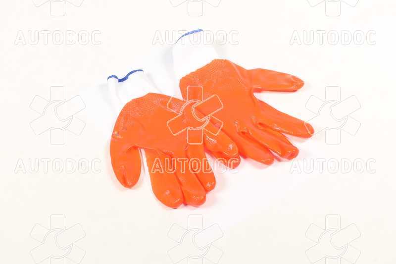Перчатки рабочие прорезиненные  нейлон  повышенной прочности <ДК>. Фото 4