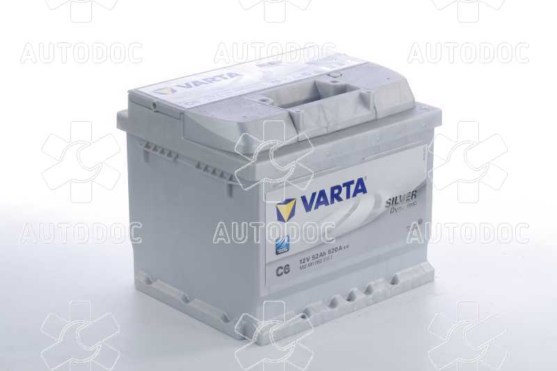 Аккумулятор   52Ah-12v VARTA SD(C6) (207х175х175),R,EN520. Фото 2