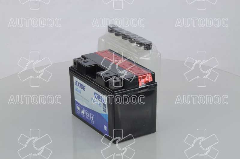 Аккумулятор   11,2Ah-12v Exide AGM (ETZ14-BS) (150х87х110) L, EN205. Фото 9