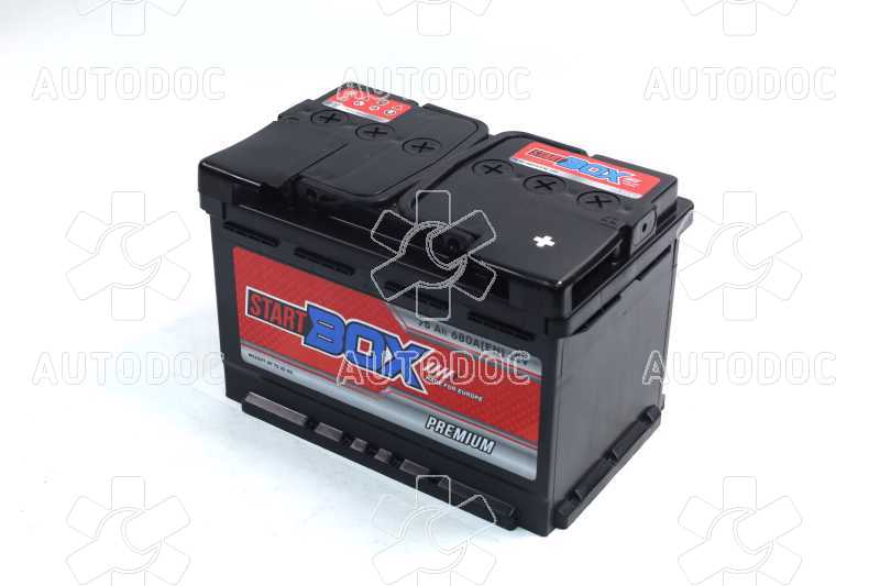 Аккумулятор   75Ah-12v StartBOX Premium (276x175x190),R,EN680. Фото 2