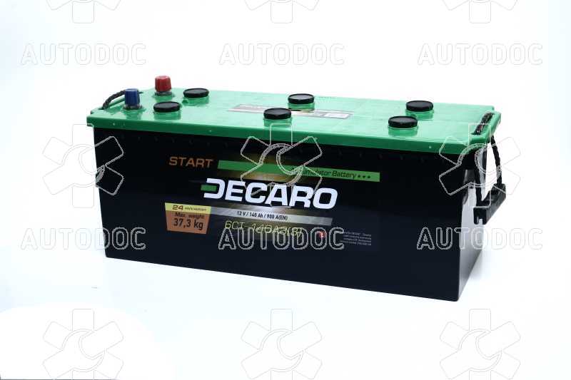 Аккумулятор  140Ah-12v DECARO START(513х189х217), L,EN900. Фото 1