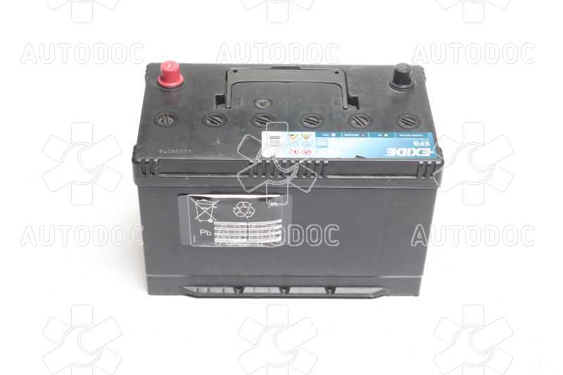 Аккумулятор   95Ah-12v Exide EFB (306х173х222),R,EN800 Азия. Фото 3