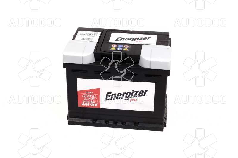 Аккумулятор   60Ah-12v ENERGIZER EFB (242х175х190),R,EN640. Фото 6
