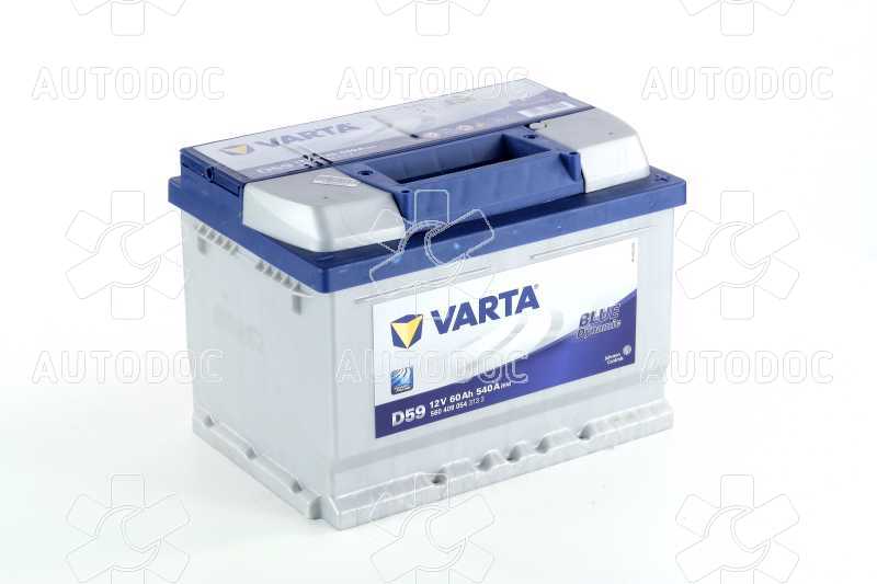 Акумулятор 60Ah-12v VARTA BD(D59) (242х175х175),R,EN540. Фото 2